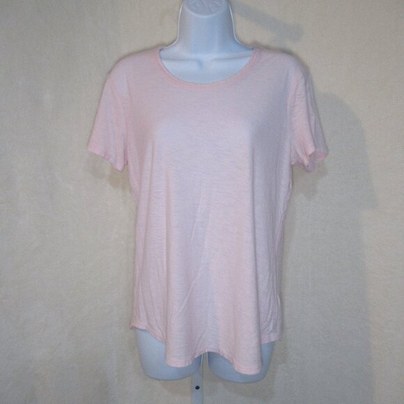 James Perse Tops - James Perse Standard Pink Scoop Neck Tee | Size 3 (Large)